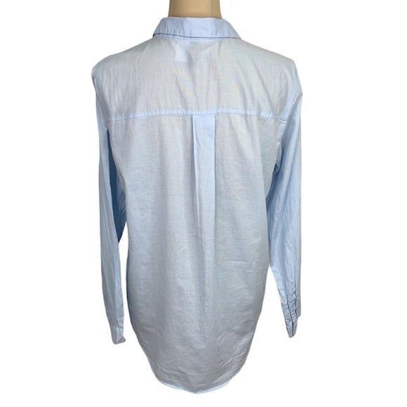 H&M Blue Lightweight Button Down Size 6 cotton - Picture 3 of 11